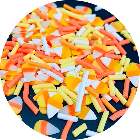 Fake Sprinkles - Candy Corn Sprinkles by Glitter Heart Co.&trade; {1}