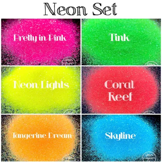 Glitter Neon Set by Glitter Heart Co.&trade; {3}