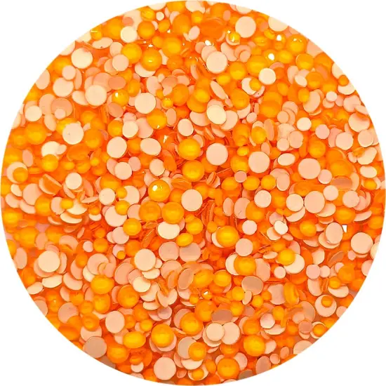 Glass Rhinestones - 90's Orange - Lauren Quigley's Rock Candy by Glitter Heart Co.&trade; {1}