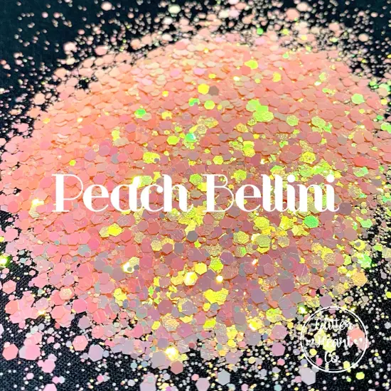 Polyester Glitter - Peach Bellini by Glitter Heart Co.&trade; {2}