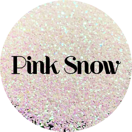 Polyester Glitter - Pink Snow by Glitter Heart Co.™ {1}