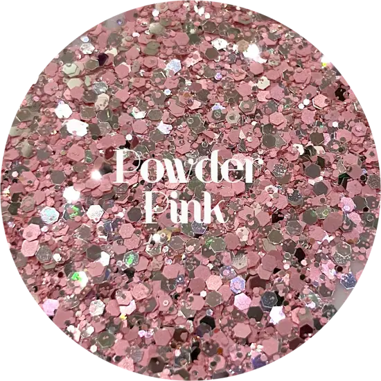Polyester Glitter - Powder Pink by Glitter Heart Co.&trade; {1}