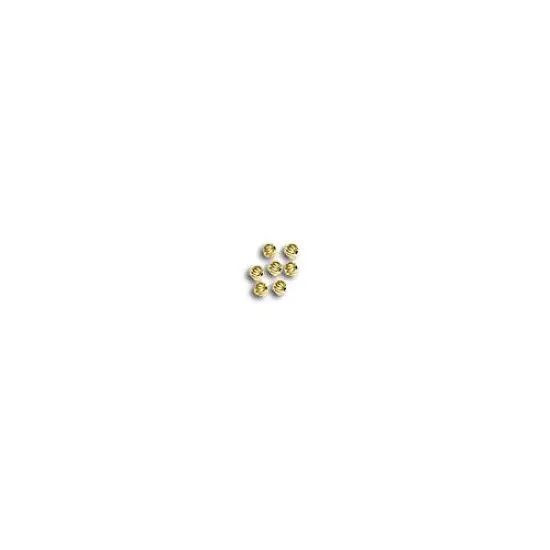 Corrugated Bead 2.5mm Gold Plated (10-Pcs) {1}