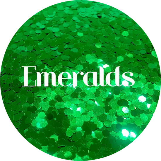 Polyester Glitter - Emeralds by Glitter Heart Co.&trade; {1}