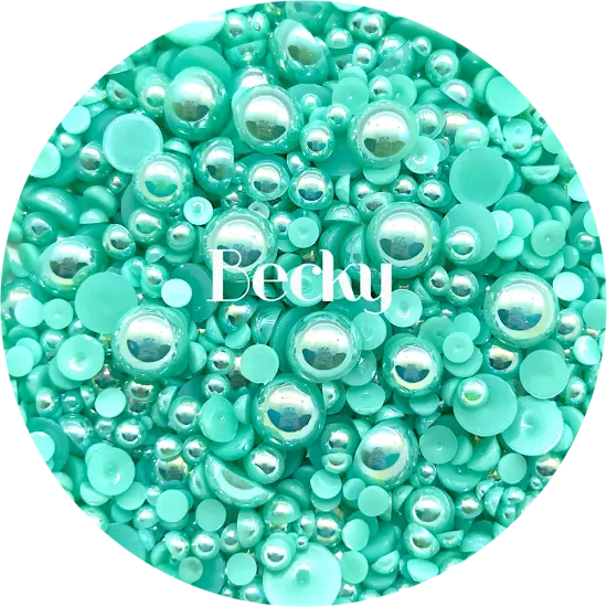 Flatback Pearl Mix - Becky by Glitter Heart Co.&trade; {1}