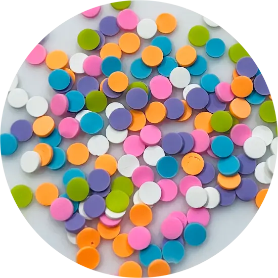 Fake Sprinkles - Circle Sprinkles by Glitter Heart Co.&trade; {1}