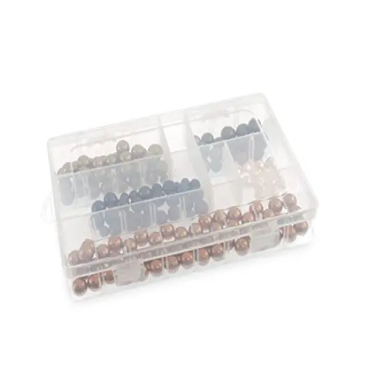 24-Compartment Clear Plastic Square Jewelry Organizer {2}