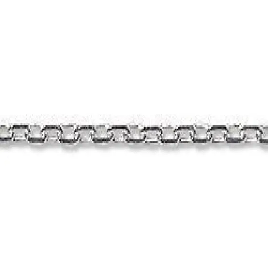 Forzatina Chain 1mm Sterling Silver (Priced per Foot) - {1}