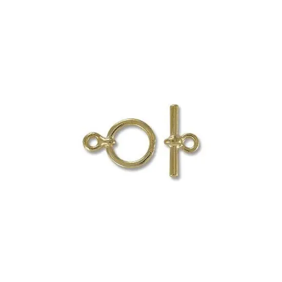 Toggle Clasp 11mm Gold Plated (Set) {1}