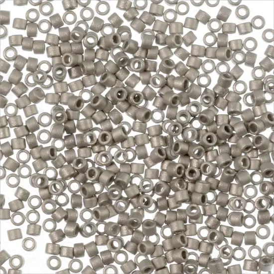 Miyuki Delica Seed Bead 11/0 Nickel Plated Matte {3}