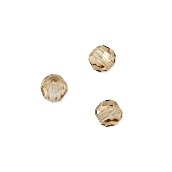 Preciosa Crystal Round Bead 3mm Crystal Honey (Package of 20) {1}