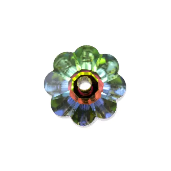 Preciosa Crystal Loch Flower 10mm Crystal Vitrail Medium (Package of 5) {1}