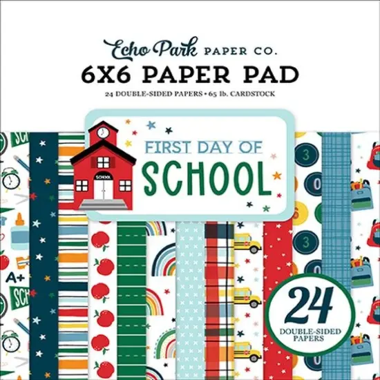 Echo Park First Day Of School 6x6 Paper Pad {1}