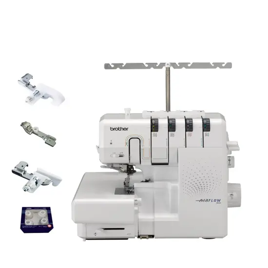 Brother AIRFLOW 3000 Air Thread Serger Machine With Foot Kit Bundle {1}