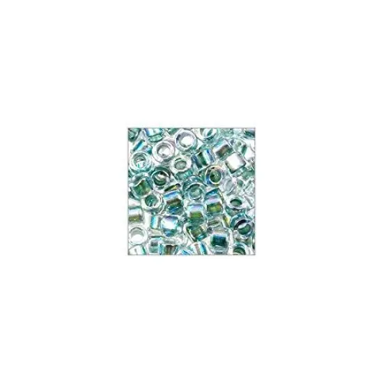 Miyuki Delica Seed Bead 11/0 Transparent Light Seagreen AB {3}