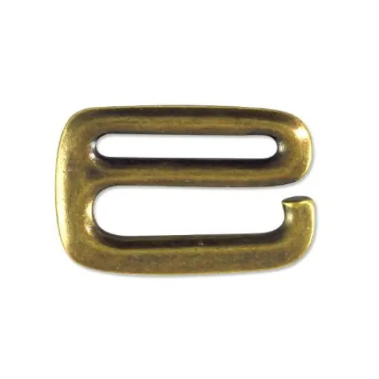 JewelrySupply E Hook 27x18mm Pewter Antique Brass Plated {1}