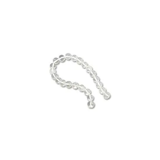 Quartz Crystal Beads 4mm (16" Strand) {1}