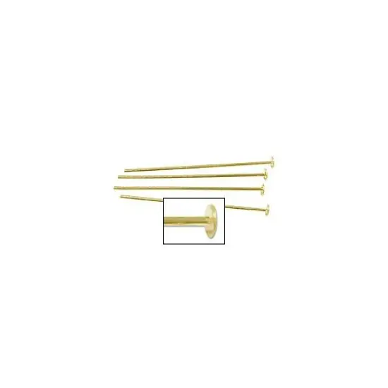 JewelrySupply Gold Filled Head Pin 1.5" 24 Gauge (1-Pc) {1}