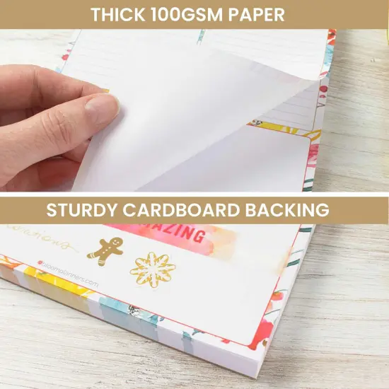 bloom daily planners Planning Pad, 6" x 9", Teacher To-Do List, Happy Blooms {5}