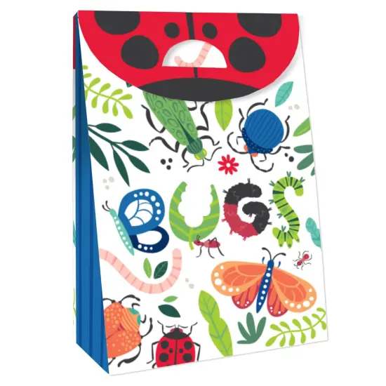 Big Dot of Happiness Buggin' Out - Bugs Birthday Gift Favor Bags - Party Goodie Boxes - Set of 12 {4}