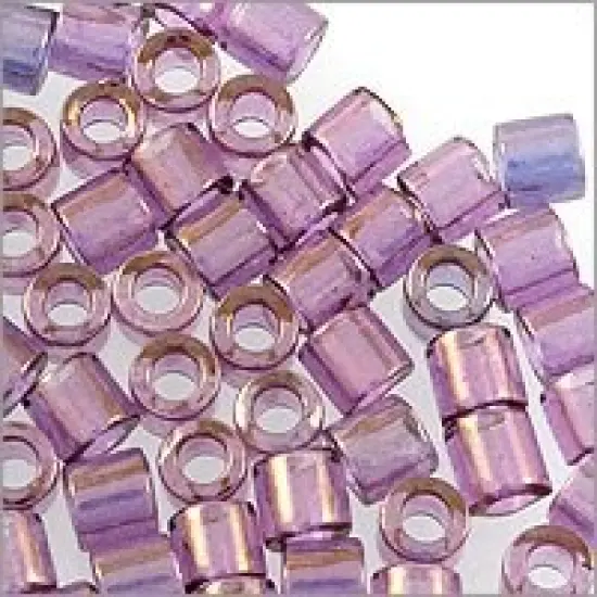 Miyuki Delica Seed Bead 8/0 Transparent Gold Luster Amethyst {2}