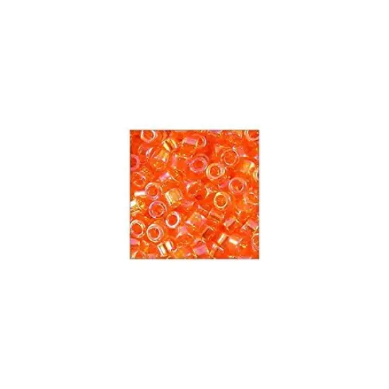 Miyuki Delica Seed Bead 11/0 Transparent Orange AB {3}