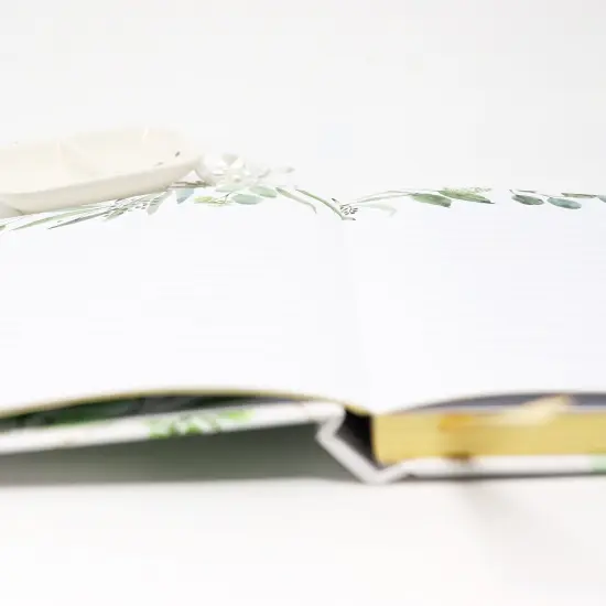 bloom daily planners Guest Book, 7" x 9", Eucalyptus {5}