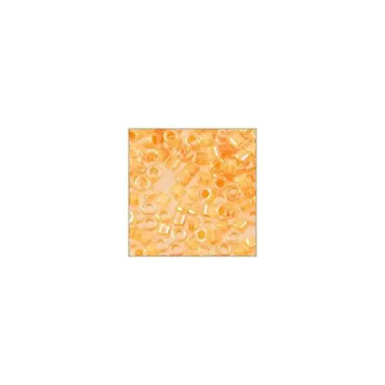 Miyuki Delica Seed Bead 11/0 Color Lined Orange Sherbert {5}