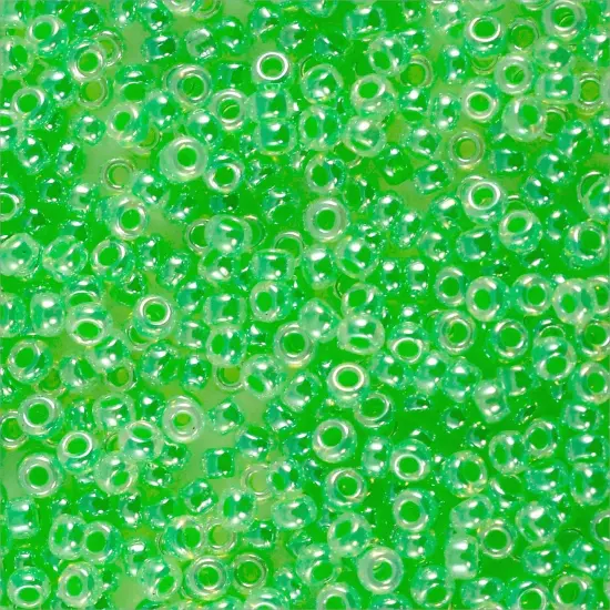 Miyuki Round Rocaille Seed Bead 15/0 Ceylon Light Green {3}