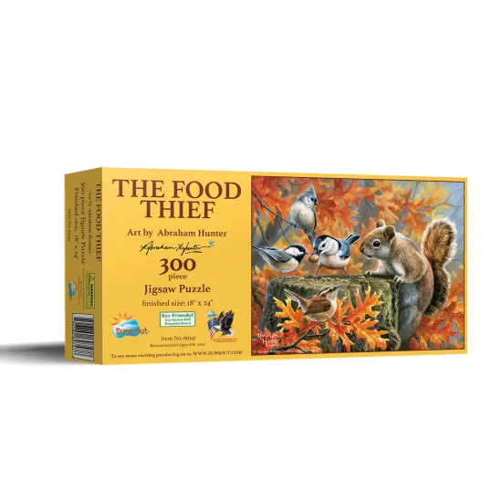 Sunsout The Food Thief 300 pc Jigsaw Puzzle 69747 {3}