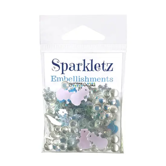 Buttons Galore Sparkletz DIY Craft Embellishments 30 Grams - 3 Packs of Don't Melt {2}