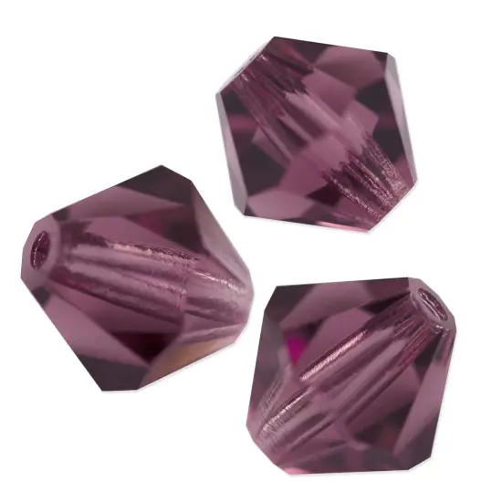 Preciosa Crystal Bicone Bead 4mm Amethyst (Package of 50) {1}