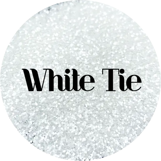 Polyester Glitter - White Tie by Glitter Heart Co.&trade; {1}