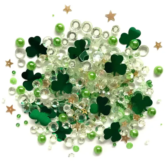 Buttons Galore Sparkletz DIY Craft Embellishments 30 Grams - 3 Packs of Lucky Charmz {1}