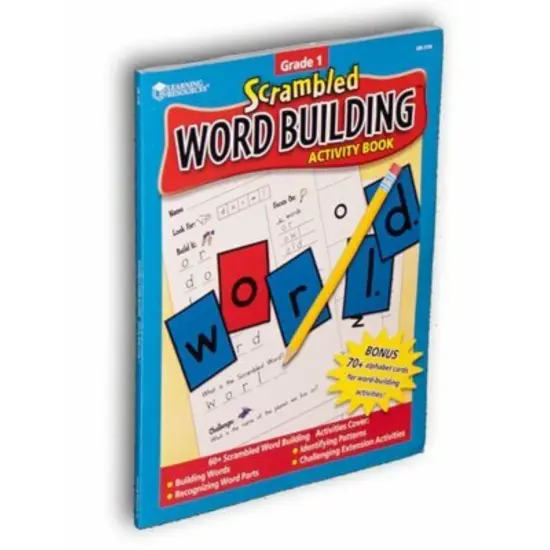 Scrambled Word Building Activity Book {1}
