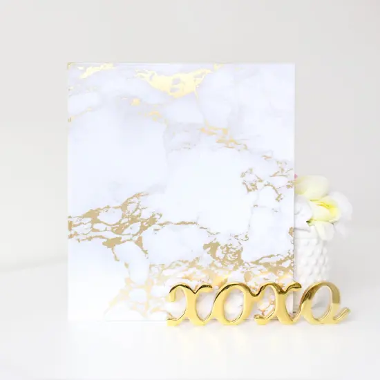 bloom daily planners 1" Ring Binder, 10" x 11.5", Marble {2}