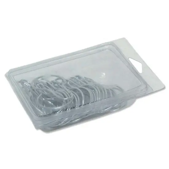 Chain Hooks Silver (Package of 50) Shower Curtain Hooks {3}