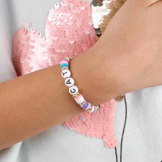 3 PACK - Incraftables 6mm Clay Beads for Bracelets Making (2000pcs) 18 Colors Set. Best Polymer Clay Heishi Beads for DIY Jewelry. Thin Flat Round Disc Small Beads Bulk Kit w/Spacer, Letter Beads & String {5}