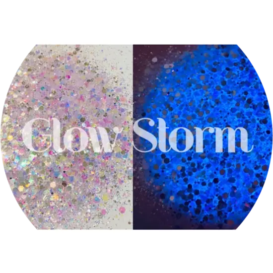 Polyester Glitter - Glow Storm - Glow in the Dark by Glitter Heart Co.™ {1}
