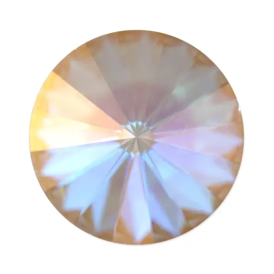 Preciosa Crystal Maxima 14mm Crystal AB Rivoli (Package of 1) {1}