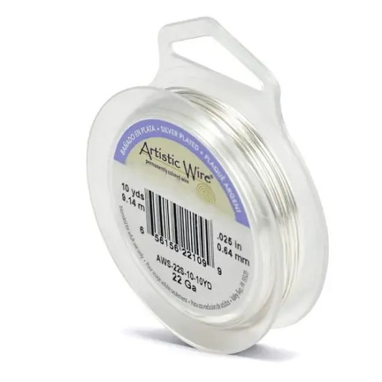 Artistic Wire Jewelry Wire Non-Tarnish Silver Plated 22 Gauge (10 Yards) {1}