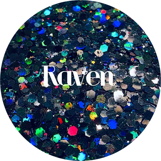 Polyester Glitter - Raven by Glitter Heart Co.&trade; {1}