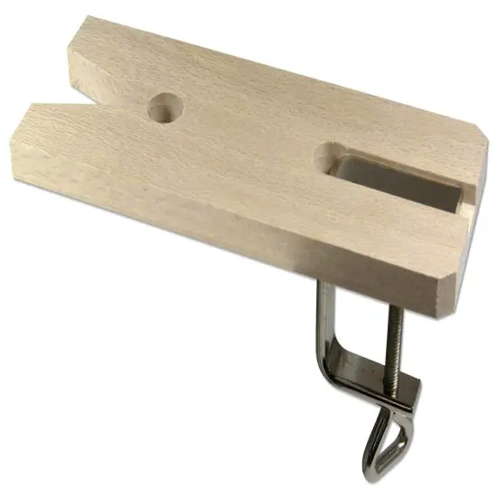 Bench Pin V-Slot w/Clamp {1}