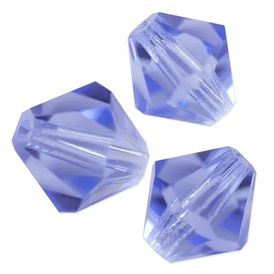 Preciosa Crystal Bicone Bead 4mm Light Sapphire (Package of 50) {1}
