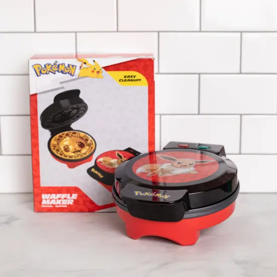 Uncanny Brands Pokemon Eevee Waffle Maker {4}
