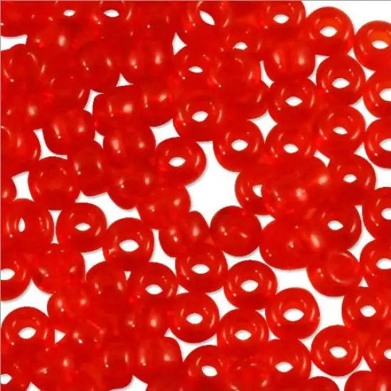 Miyuki Round Rocaille Seed Bead 11/0 Transparent Red {2}