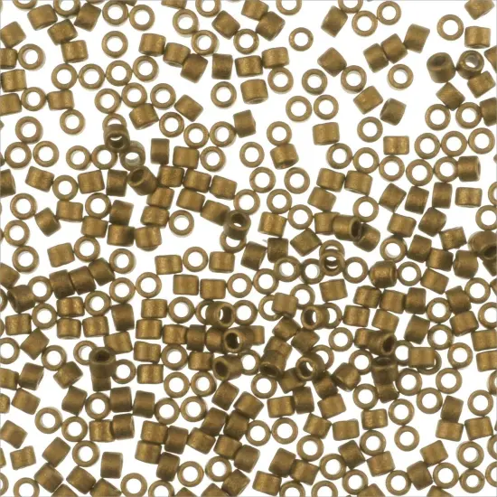 Miyuki Delica Seed Bead 11/0 Metallic Matte Bronze {3}