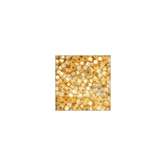 Miyuki Delica Seed Bead 11/0 Silver Lined Butterscotch {2}
