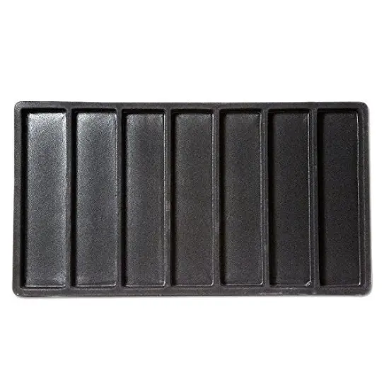 Flocked Insert Standard Size 1x7 Black {1}