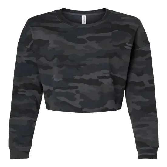 Women's Lightweight Crop Crewneck Sweatshirt | RADYAN&reg; Sage {6}